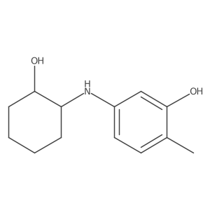 5-(((1S,2S)-2-Hydroxycyclohexyl)amino)-2-methylphenol Structure
