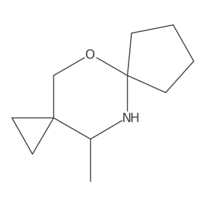 12-Methyl-5-oxa-11-azadispiro[2.2.4^{6}.2^{3}]dodecane结构式