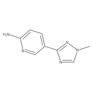 5-(1-Methyl-1H-1,2,4-triazol-3-yl)-2-pyridinamine Structure