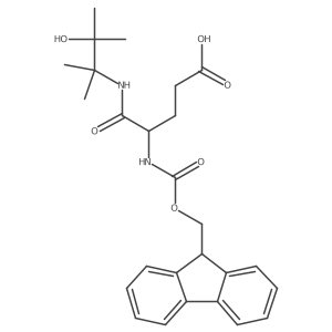 4-({[(9H-fluoren-9-yl)methoxy]carbonyl}amino)-4-[(3-hydroxy-2,3-dimethylbutan-2-yl)carbamoyl]butanoic acid结构式