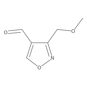 3-(Methoxymethyl)-1,2-oxazole-4-carbaldehyde结构式