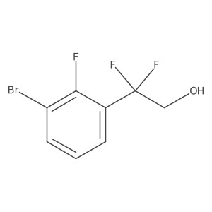 2-(3-Bromo-2-fluorophenyl)-2,2-difluoroethan-1-ol Structure