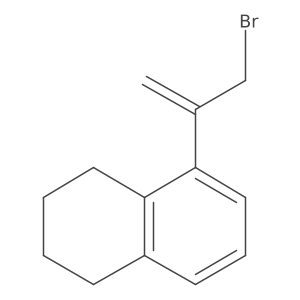 5-(3-Bromoprop-1-en-2-yl)-1,2,3,4-tetrahydronaphthalene结构式
