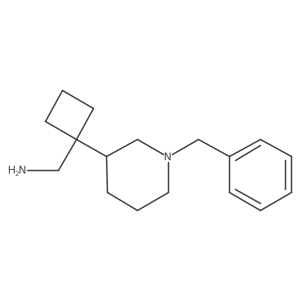 [1-(1-Benzylpiperidin-3-yl)cyclobutyl]methanamine Structure