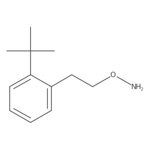 O-[2-(2-tert-butylphenyl)ethyl]hydroxylamine结构式