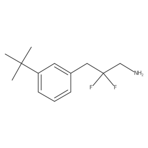 3-(3-Tert-butylphenyl)-2,2-difluoropropan-1-amine Structure