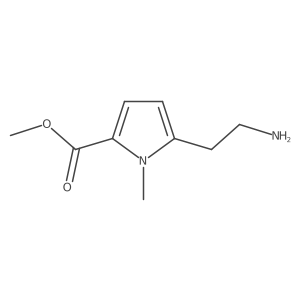 methyl 5-(2-aminoethyl)-1-methyl-1H-pyrrole-2-carboxylate Structure