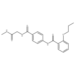 Benzamide, N-[4-[[[2-(methylamino)-2-oxoethyl]amino]carbonyl]phenyl]-2-propoxy- Structure