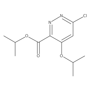 6-Chloro-4-isopropoxypyridazine-3-carboxylic acid isopropyl ester Structure