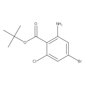 Tert-butyl 2-amino-4-bromo-6-chlorobenzoate Structure