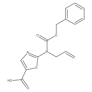 2-{[(Benzyloxy)carbonyl](prop-2-en-1-yl)amino}-1,3-thiazole-5-carboxylic acid Structure