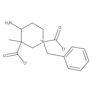 4-Amino-1-benzyl-3-methyl-1l4-piperidine-1,3-dicarboxylate Structure