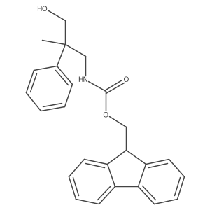 (9H-fluoren-9-yl)methyl N-(3-hydroxy-2-methyl-2-phenylpropyl)carbamate Structure