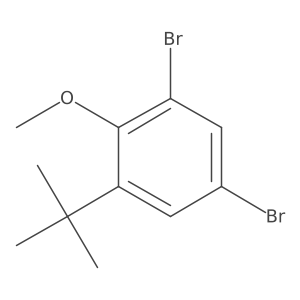 1,5-Dibromo-3-(tert-butyl)-2-methoxybenzene Structure