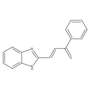 3-(1H-Benzimidazol-2-yl)-1-phenyl-2-propen-1-one Structure