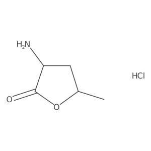 3-Amino-5-methyloxolan-2-one hydrochloride结构式