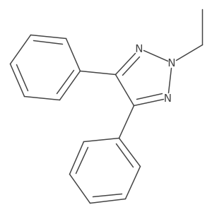 2-Ethyl-4,5-diphenyl-2H-1,2,3-triazole结构式