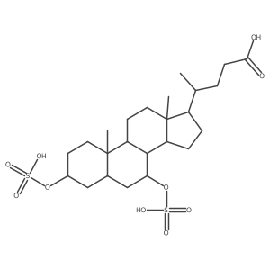 Chenodeoxycholic acid disulfate Structure