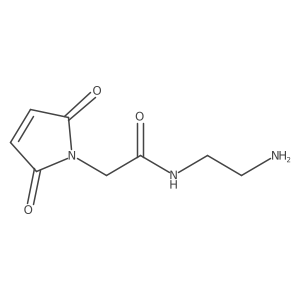 N-(2-aminoethyl)-2-(2,5-dioxo-2H-pyrrol-1(5H)-yl)acetamideHCl Structure