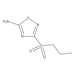 3-propylsulfonyl-1,2,4-thiadiazol-5-amine Structure