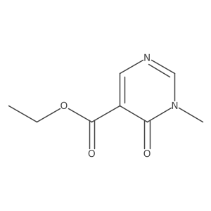 Ethyl 1-methyl-6-oxo-1,6-dihydropyrimidine-5-carboxylate Structure