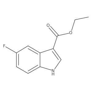Ethyl 5-Fluoroindole-3-carboxylate Structure