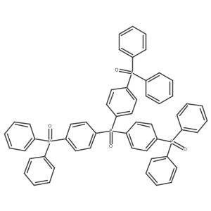 ((Oxo-l5-phosphanetriyl)tris(benzene-4,1-diyl))tris(diphenylphosphine oxide) Structure