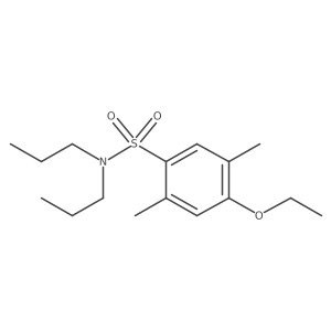 [(4-Ethoxy-2,5-dimethylphenyl)sulfonyl]dipropylamine Structure