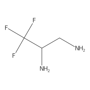 (R)-3,3,3-Trifluoropropane-1,2-diamine结构式