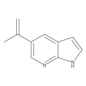 5-isopropenyl-1H-pyrrolo[2,3-b]pyridine Structure