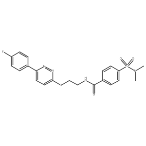 4-(N,N-dimethylsulfamoyl)-N-(2-((6-(4-fluorophenyl)pyridazin-3-yl)oxy)ethyl)benzamide结构式