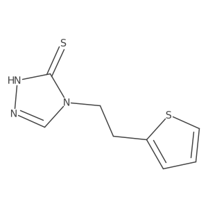 4-(2-thien-2-ylethyl)-4H-1,2,4-triazole-3-thiol Structure