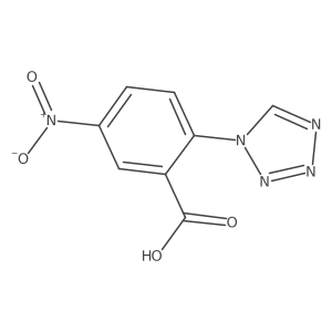 5-nitro-2-(1H-1,2,3,4-tetrazol-1-yl)benzoic acid Structure
