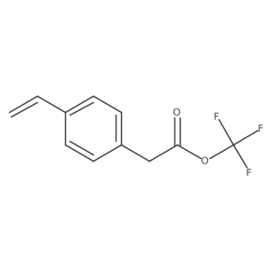 Trifluoromethyl 4-ethenylbenzeneacetate结构式