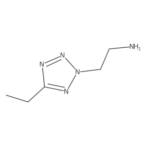 2-(5-Ethyltetrazol-2-yl)ethanamine结构式