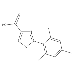 2-Mesitylthiazole-4-carboxylic acid Structure