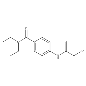 4-[(2-Bromoacetyl)amino]-N,N-diethylbenzamide结构式