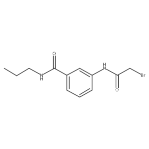 3-[(2-Bromoacetyl)amino]-N-propylbenzamide Structure