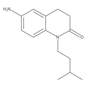 6-amino-1-(3-methylbutyl)-3,4-dihydroquinolin-2(1H)-one Structure