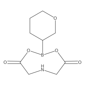 2-[(3R)-tetrahydropyran-3-yl]-1,3,6,2-dioxazaborocane-4,8-dione Structure