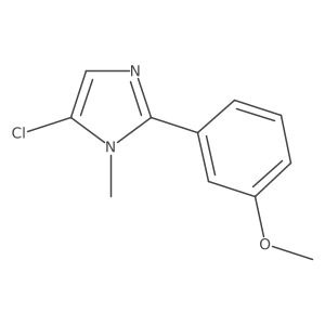 5-Chloro-1-methyl-2-(3-methoxyphenyl)imidazole Structure