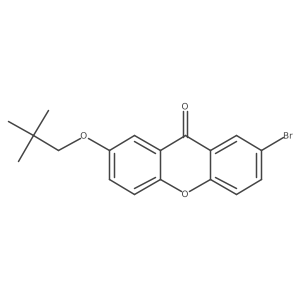 2-Bromo-7-(neopentyloxy)-9h-xanthen-9-one结构式
