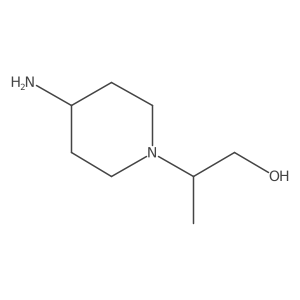 (R)-2-(4-Aminopiperidin-1-yl)propan-1-ol结构式