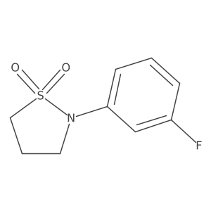 N-(3-Fluorophenyl)-1,3-propanesultam Structure
