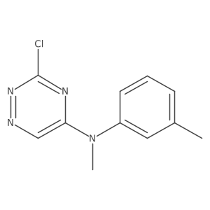 3-Chloro-N-methyl-N-(3-methylphenyl)-1,2,4-triazin-5-amine Structure