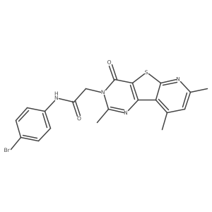 2-(7-chloro-6-fluoro-10-oxo-3,4,5,10-tetrahydrobenzo[b]-1,6-naphthyridin-2(1H)-yl)-N-(3,5-difluorophenyl)acetamide Structure