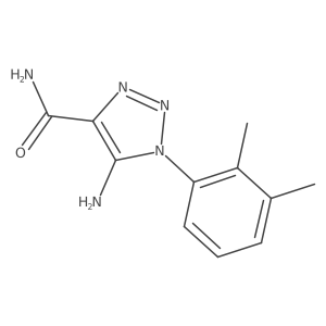 5-amino-1-(2,3-dimethylphenyl)-1H-1,2,3-triazole-4-carboxamide结构式