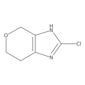 2-Chloro-1,4,6,7-tetrahydropyrano[3,4-D]imidazole Structure