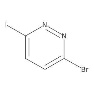 Pyridazine, 3-bromo-6-iodo- Structure