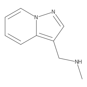 N-Methyl-1-(pyrazolo[1,5-a]pyridin-3-yl)methanamine Structure